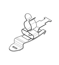 SFZ-M/MSKL 8-18 mm EMC shield clamp for 35mm DIN rails(H)