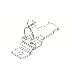 LFZ/SKL 11-17 mm EMC schermklem, schroefmontage M6