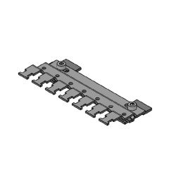 RLFZ EMC multi-shield clamp for 7 SKL for 30mm C-rail