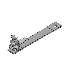 MB100/10/M6+M4 aardlitze 100mm, 10mm², M6+M4