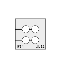 KT 4/ø5 cable grommet, small, 4x5mm, gray