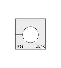 KT 11 cable grommet, small, 11-12mm, gray