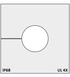 KT 16 CR (S)VOC kabel tule, groot, 16-17mm, grijs