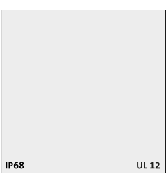 BTG blind grommet, large, gray