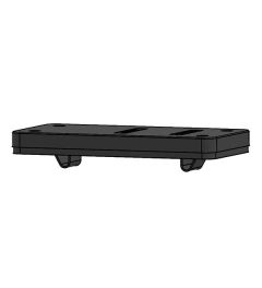 BPK 10-RF A blanking plate plastic, plug, black