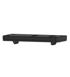 BPK 16-RF A blanking plate plastic, plug, black