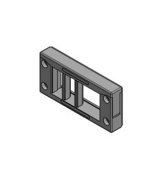 KEL-Quick 16/5 QUICK kabelinvoerframe, 2d, 4/1, zwart