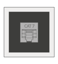 QT-AT-KS-CAT 7 koppeling tule, groot