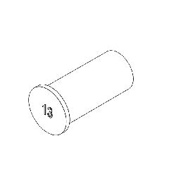 ST-B 13 plug, voor membramen