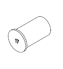 ST-B 17 plug, voor membramen