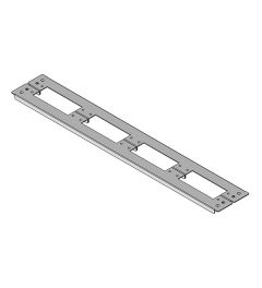 KDR 2 TS 8- 800 (658) 2-delige bodemplaat Rittal, KEL