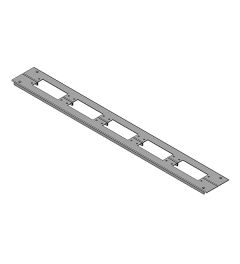 KDR 2 TS 8-1000 (858) 2-delige bodemplaat Rittal, KEL