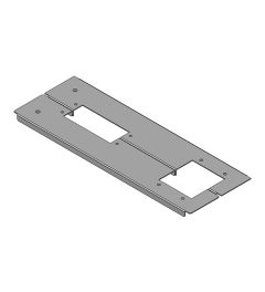 KDR 2 TS 8-1000/2 (420) 2-delige bodemplaat Rittal, KEL-J