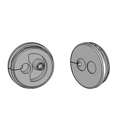 KEL-QTE 20/2,5 cable entry plate, plug, wall 1.5-2.5mm, gray