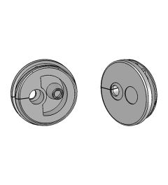 KEL-QTE 20/4 kabelinvoer, plug, wand 1.5-2.5mm, grijs