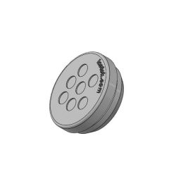 KEL-DP 25/7 A kabelinvoer, plug, wand 1.5-2.5mm, grijs