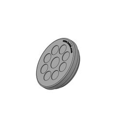 KEL-DP 40/9 A kabelinvoer, plug, wand 1.5-2.5mm, grijs