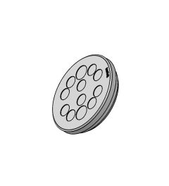 KEL-DP 50/12 A kabelinvoer, plug, wand 1.5-2.5mm, grijs