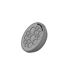 KEL-DP 40/16 B kabelinvoer, plug, wand 2.8-4mm, grijs