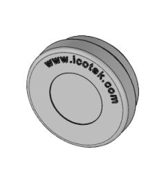 KEL-DP 20/1 A kabelinvoer, plug, wand 1.5-2.5mm, grijs