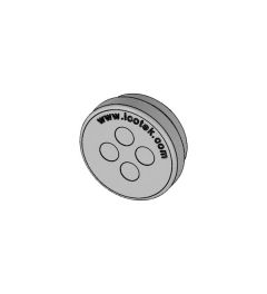 KEL-DP 20/4 A kabelinvoer, plug, wand 1.5-2.5mm, grijs