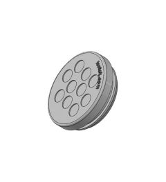 KEL-DP 32/10-2 B kabelinvoer rond, plug, wand 2.8-4mm, grijs