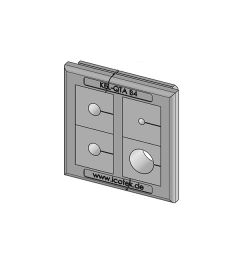 KEL-QTA B4 A QUICK kabelinvoer, plug, wand 1.5-2.5mm