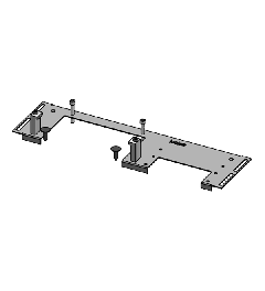 KDR-VX25 - 1000 (438) 2-piece base plate Rittal, KEL