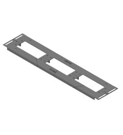 KDR 2 VX25 - 600 (488) 2-delige bodemplaat Rittal, KEL