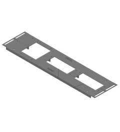 KDR 2 VX25 - 600 (488) 2-delige bodemplaat Rittal, KEL