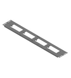 KDR 2 VX25 - 800 (688) 2-delige bodemplaat Rittal, KEL