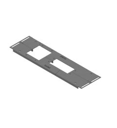 KDR 2 VX 25 - 1000/2 (438) 2-delige bodemplaat Rittal, KEL