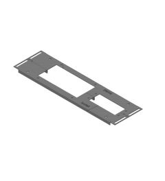 KDR 2 VX 25 - 1000/2 (438) 2-delige bodemplaat Rittal, KEL
