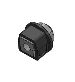 KVT 20 split cable gland M20, screw nut, black