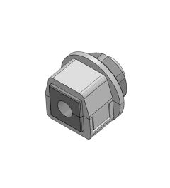 KVT 20 split cable gland M20, screw nut, gray