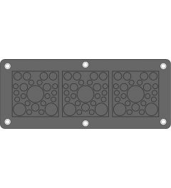 KEL-DPZ-KX/KL 72 cable entry plate Rittal, black