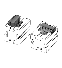 KBH-R 12 B-R G8 Houder voor klittenband kabelbinders