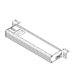 LED system ALU-LINE 230V, 12W, CH
