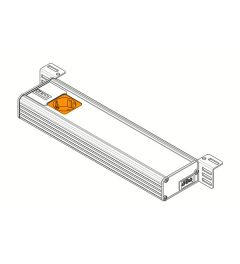 LED systeem ALU-LINE 230V, 12W, EU oranje