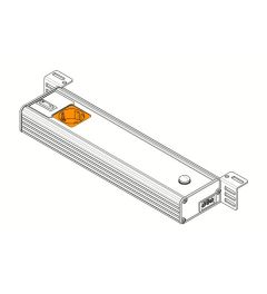 LED systeem ALU-LINE 230V, 12W, bewegingssensor, EU oranje