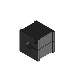 EMC-KT6 EMC kabel tule, klein, zwart