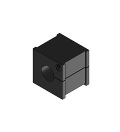 EMC-KT9 EMC kabel tule, klein, zwart