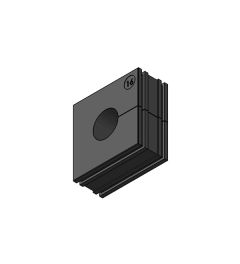 EMC-KT16 EMC kabel tule, groot, zwart