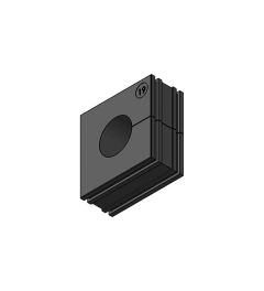 EMC-KT19 EMC kabel tule, groot, zwart