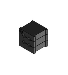 EMC-KT 4/ø4  EMC kabel tule, klein, zwart