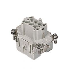 Binnenwerk Krimp 6P+A, 16A, 500V, 44.27, Female