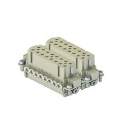 Binnenwerk Schroef 16P+A, 16A, 250V, 66.40, Female