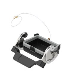 Deksel W-Type, 1 beugel, rubber, lus, 44.27