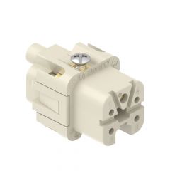 Binnenwerk Schroef Goud 4P+A, 10A, 250V, 21.21, Female