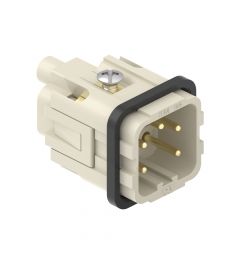 Binnenwerk Schroef Goud 4P+A, A10, 250V, 21.21, Male